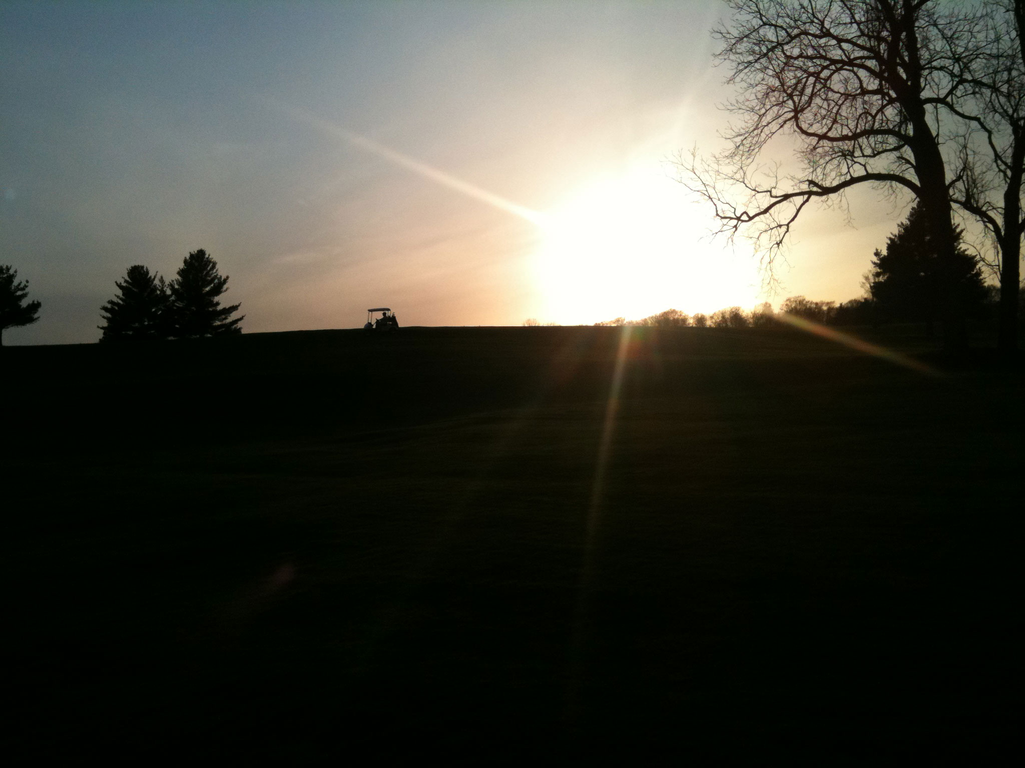Golf Sunset